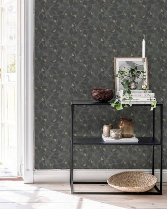 Duro. - Tapetprov Augusti Black - Grå