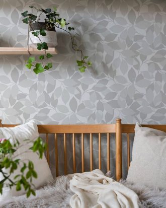 Duro. - Tapetprov Augusti Grey - Grå