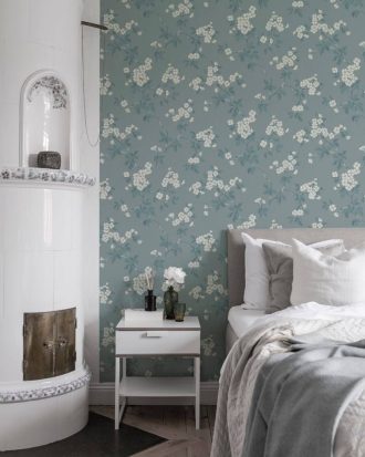 Duro. - Tapetprov Karin Blå - Blå