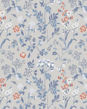 Duro. - Tapetprov Juni Blå - Blå