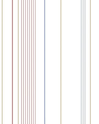 Duro. - Tapetprov Strimma Rödblå - Blå