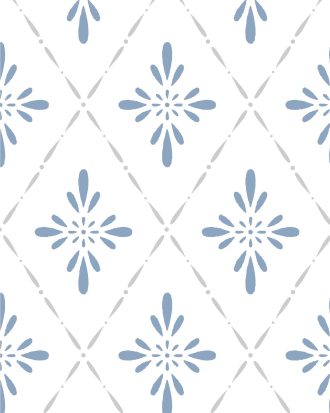 Duro. - Tapetprov Ljungbacka Blå - Blå