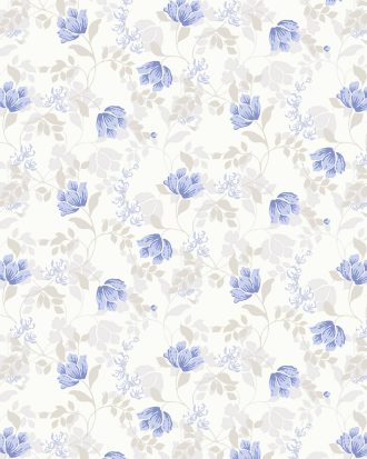 Duro. - Tapetprov Malin Blå - Blå