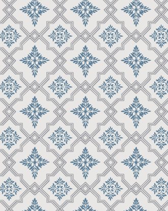 Duro. - Tapetprov Börsjö Blå - Blå