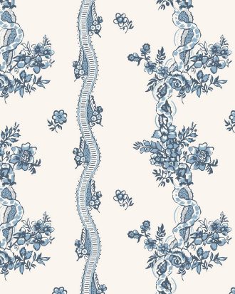 Duro. - Tapetprov Renshammar Blå - Blå