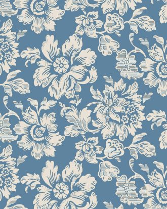 Duro. - Tapetprov Högstatorpet Blå - Blå