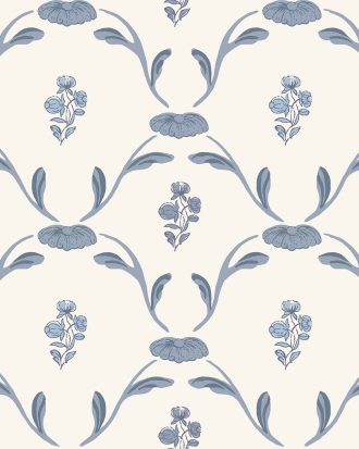 Duro. - Tapetprov Hemmingbo Blå - Blå