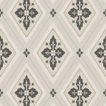 Duro. - Tapetprov Astrid Svart/beige - Beige