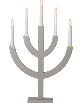 Star Trading - Ljusstake Anno 59 cm - Grå