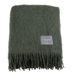 Stackelbergs - Pläd Mohair Blanket - Grön - 130X170