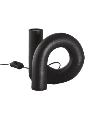 PR Home - Lampfot Notice Swirl 18 cm - Svart
