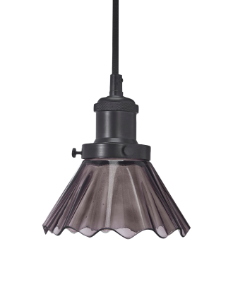 PR Home - Fönsterlampa August veckad 15 cm - Svart