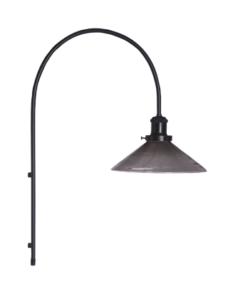 PR Home - Vägglampa August 25 cm - Svart