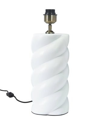 PR Home - Lampfot Spin 41 cm - Vit