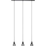 PR Home - Taklampa Line /Grid LED Retang 80 cm - Svart