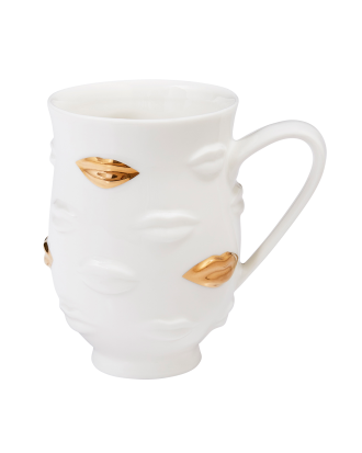 Jonathan Adler - Mugg Gilded Gala - Vit