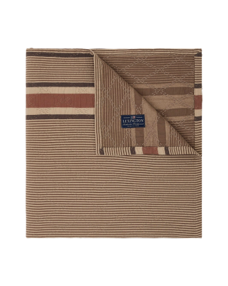 Lexington - Överkast Side Striped Soft Quilted Cotton Bedspread - Beige - 160X240