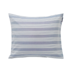 Lexington - Örngott Striped Lyocell/Cotton Pillowcase - Blå - 50X60