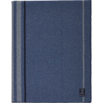 Lexington - Filt Center Striped Recycled Wool/Cashmere Throw - Blå - 130X170