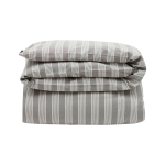 Lexington - Påslakan Striped Lyocell/Cotton Duvet Cover - Grå - 150X210