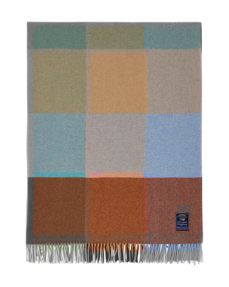 Lexington - Pläd Checked Recycled Wool Throw - Multi - 130X170