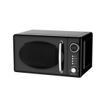 Champion - Mikrovågsugn 20L 700W Retro Svart MW025