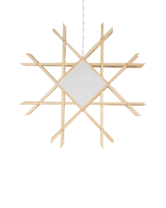 Globen Lighting - Julstjärna Lea 70 - Beige