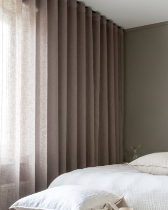 Hasta - Gardin Malva 268x280 cm - Grå - 268X280