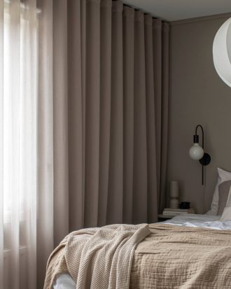 Hasta - Gardin Vilja 268x280 cm - Beige - 268X280