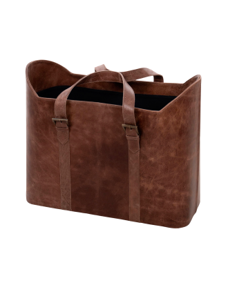 AG Home & Light - Läderkorg Thousand - Brun