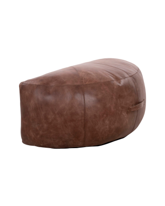 AG Home & Light - Läderpall Moon - Brun