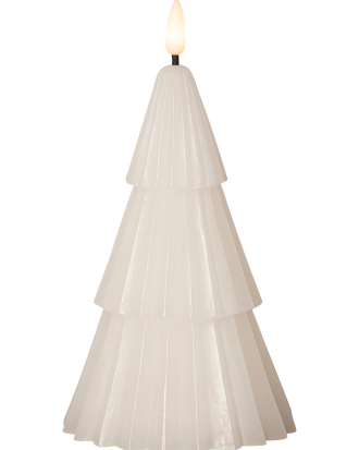 Star Trading - LED Blockljus Flamme Grany - Vit