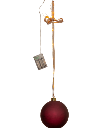 Star Trading - Dekoration Bliss 15cm - Röd