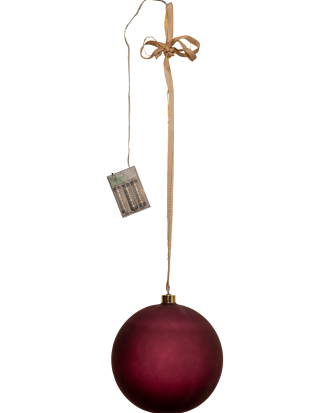 Star Trading - Dekoration Bliss 20cm - Röd