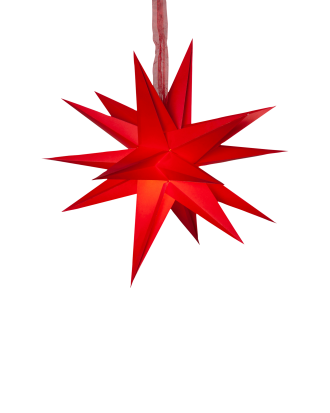 Star Trading - Pappersstjärna December 45cm - Röd
