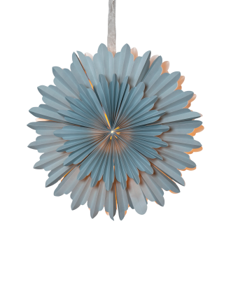 Star Trading - Pappersstjärna Crystal - Blå