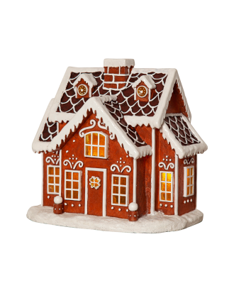 Star Trading - Dekoration Panorama Gingerville - Brun