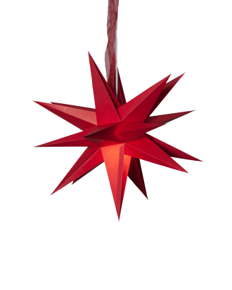 Star Trading - Pappersstjärna December 35cm - Röd