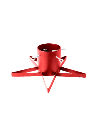 by Benson - Julgransfot Stand Star - Röd