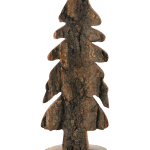 House of Flowers - Bordsdekoration trägran 27 cm - Brun