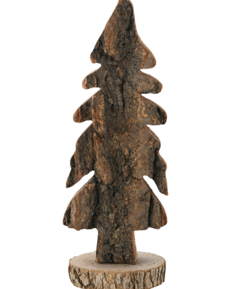 House of Flowers - Bordsdekoration trägran 27 cm - Brun