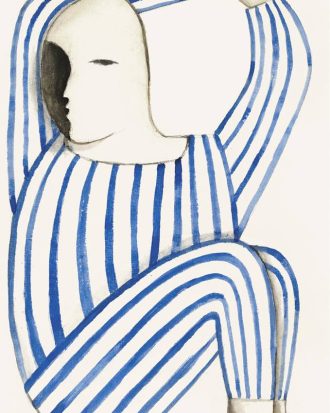 Malerifabrikken - Poster Give up - Blå - 70X100