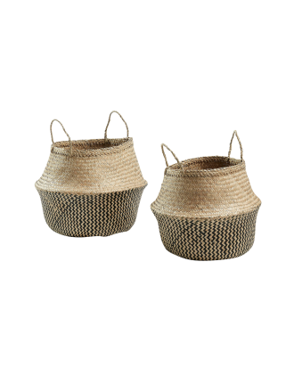 Kave Home - SOFTLY korg 2-pack - Brun