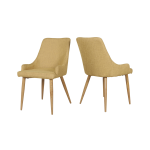 Venture Home - Stol Plaza 2-pack - Gul