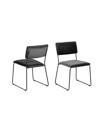 NORDFORM - Lydia matstol 2-pack - Grå