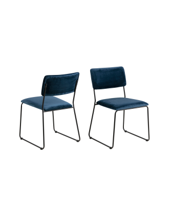 NORDFORM - Lydia matstol 2-pack - Blå