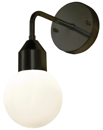 Aneta Lighting - Badrumsbelysning Florens - Svart