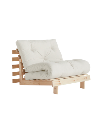 Karup Design - Loungestol Roots 90 Rå Bas - Beige