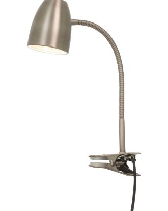 Aneta Lighting - Klämlampa Sandnes /krom - Grå