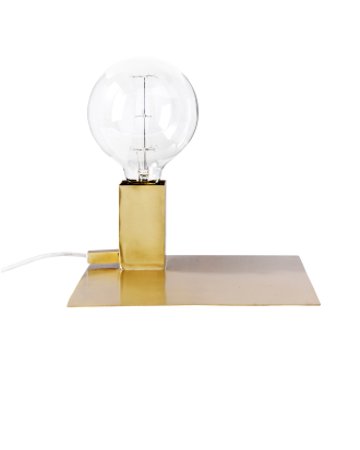 CO Bankeryd - Bordslampa Plate 24 - Mässing